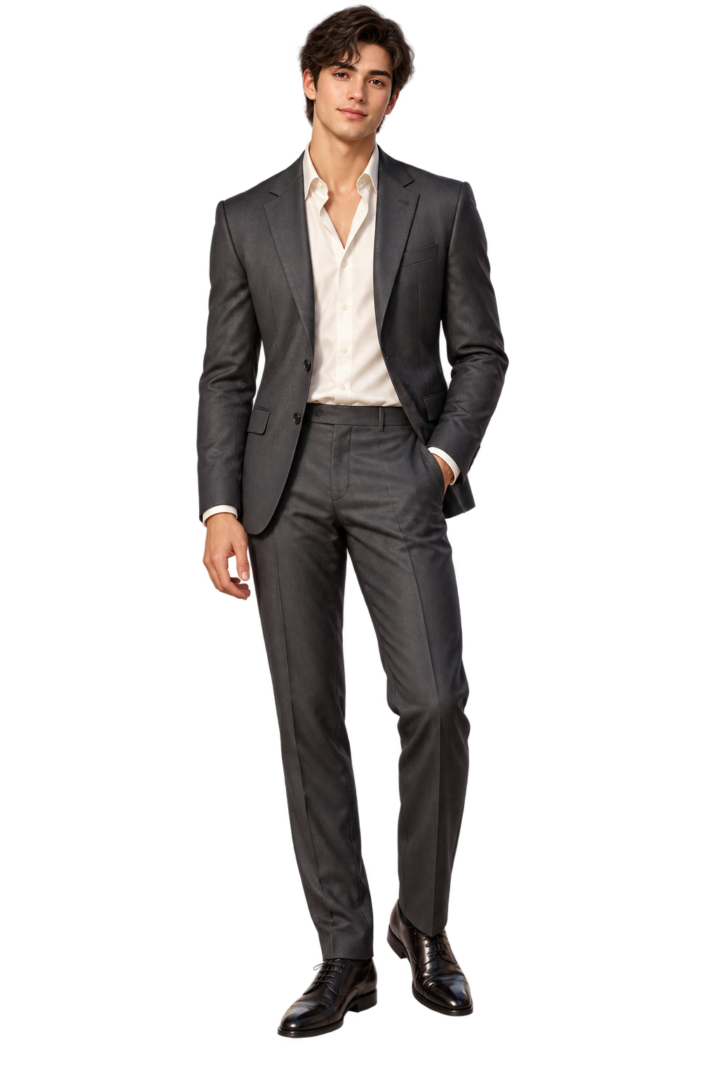 Ejemplo de vestimenta masculina casual-formal
